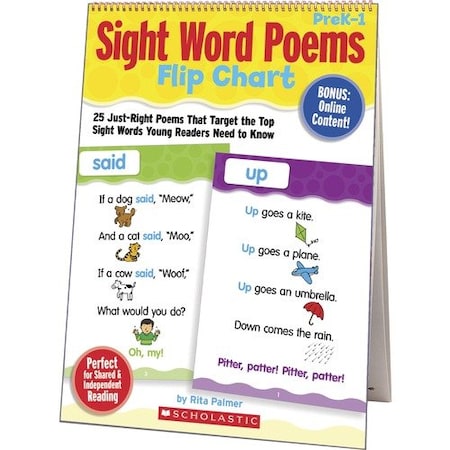 Scholastic Teaching Resources CHART, FLIP, SIGHT, WORDS SHS0545115949